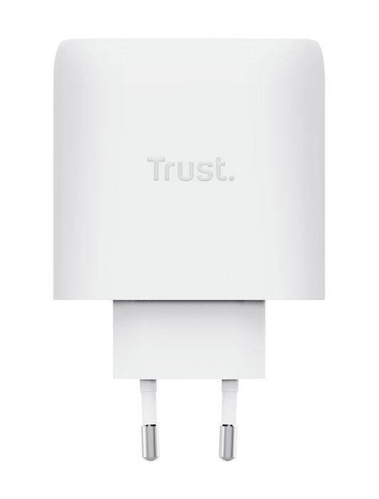 Cargador De Pared Gan Trust Maxo 65w 26068 3xusb Tipo-C 1xusb Incluye Cable Usb Tipo-C 65w