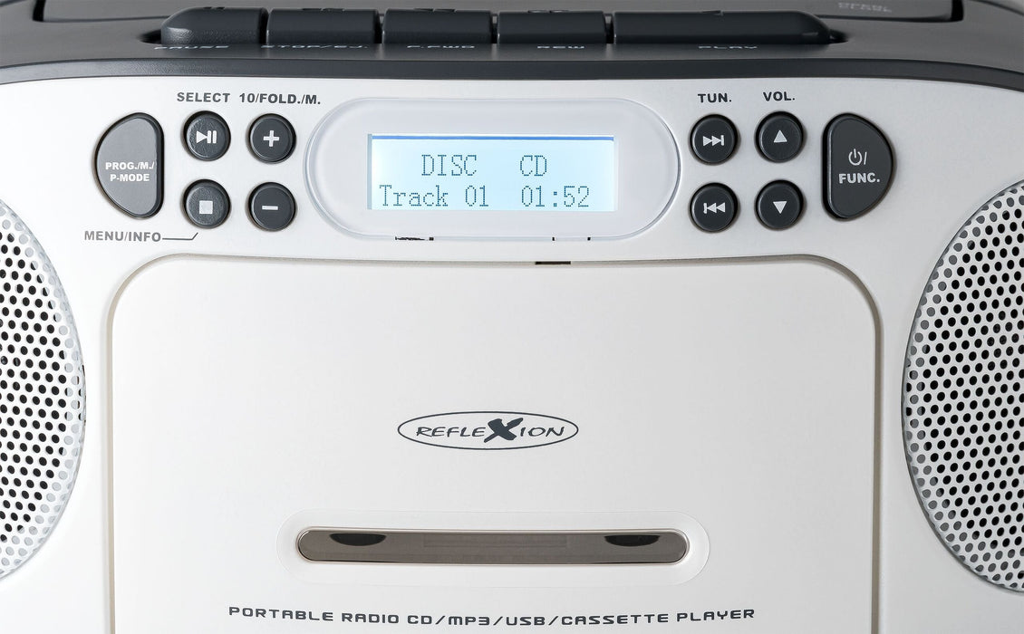 Reflexion Rcr2260dab Boombox Weiá/Grau