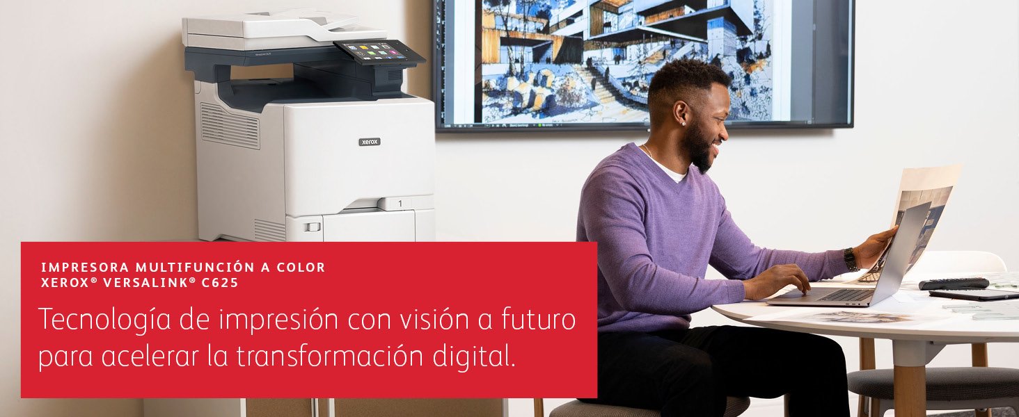 Xerox Versalink C625dn, Impresora Multifunción Gris/Azul, Usb, Lan, Escanear, Copiar, Fax C625v/Dn