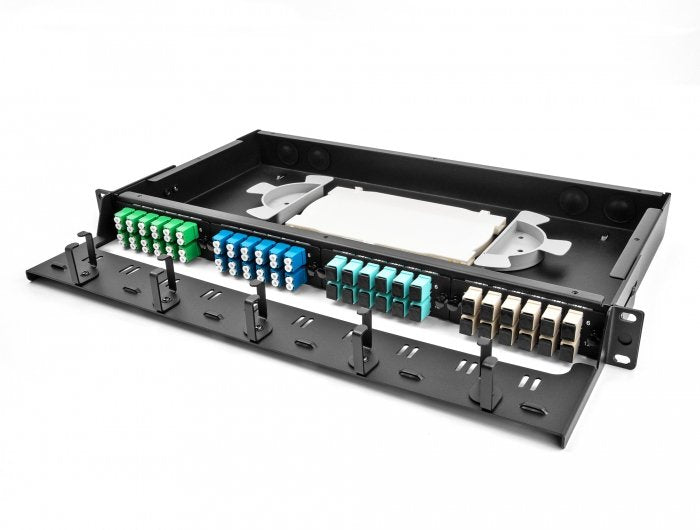 Delock Lwl Adapter Panel Lc Duplex Upc 12 Port Blau