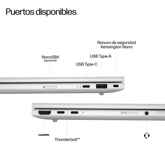 EAN 0199251415098 - HP EliteBook 8 G1i 14 inch Notebook Next Gen AI PC Wolf Pro Security Edition Copilot+ PC Intel Core Ultra imagen 3
