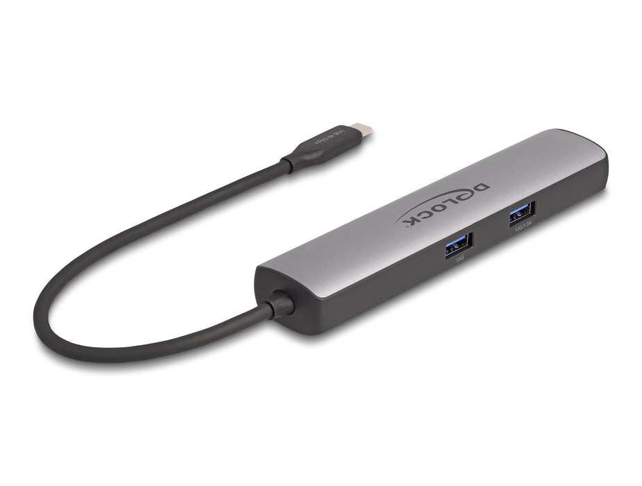 EAN 4043619878659 - DeLOCK 87865 base para portátil y replicador de puertos Alámbrico USB 3.2 Gen 2 (3.1 Gen 2) Type-C Negro, imagen 2