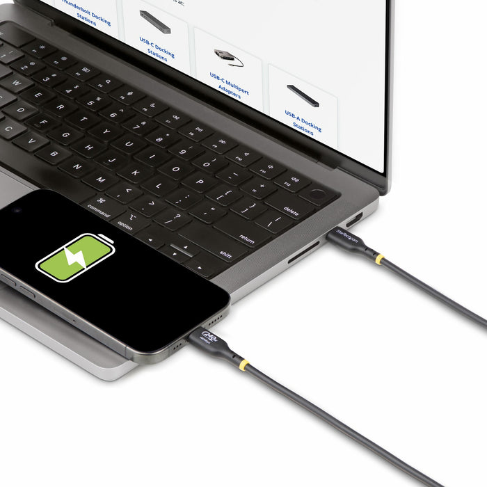EAN 0065030909198 - StarTech.com USB2EPR4M cable USB USB 2.0 USB C Negro imagen 7