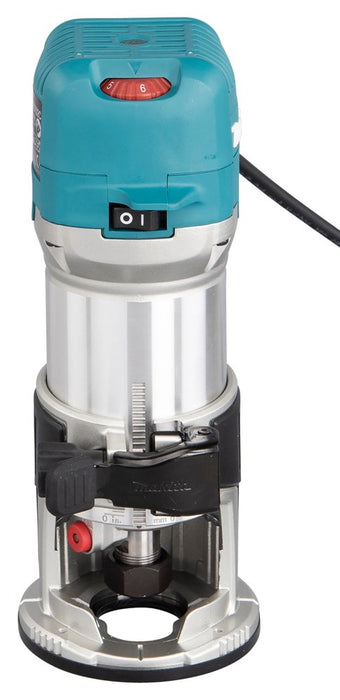 EAN 0088381752695 - Makita RT0702CX2J fresadora y desbastadora Negro, Gris, Verde azulado 34000 RPM 710 W imagen 8