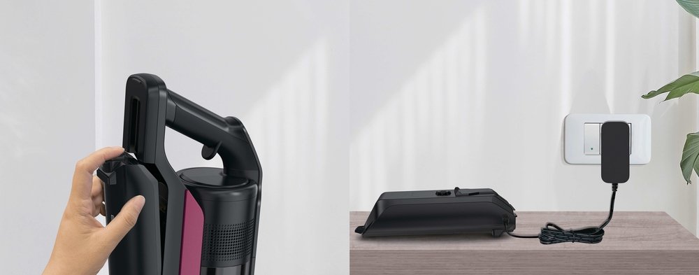 Hoover Hf610hx 011 Vacuum Cleaner, Handstick, Cordless, Operating Time 40 Min, Dust Container 0.7 L, Black