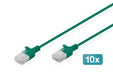 EAN 4016032507499 - Digitus DK-1618-005S-G-10 cable de red Cat6 U/UTP (UTP) imagen 1