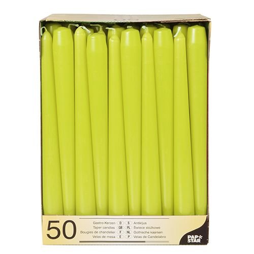 Candle Papstar Kerzen 25 Cm Limonengrün