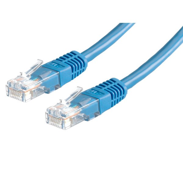 Value Utp Patch Cord Cat.6, Blue 5 M Cable De Red Azul U/Utp [Utp] (Value Cat6 Utp Cca Ethernet Cable Blue 5m)