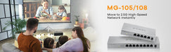 EAN 4718937620203 - Zyxel MG-105 No administrado 2.5G Ethernet (100/1000/2500) Acero imagen 11