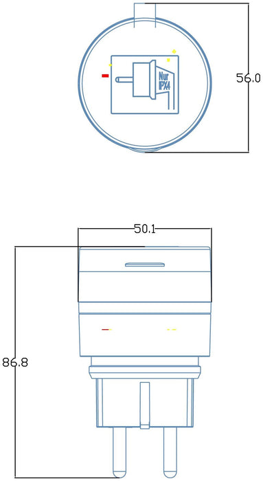 Entac Wlan Aussenmeckdose Negro Ip44