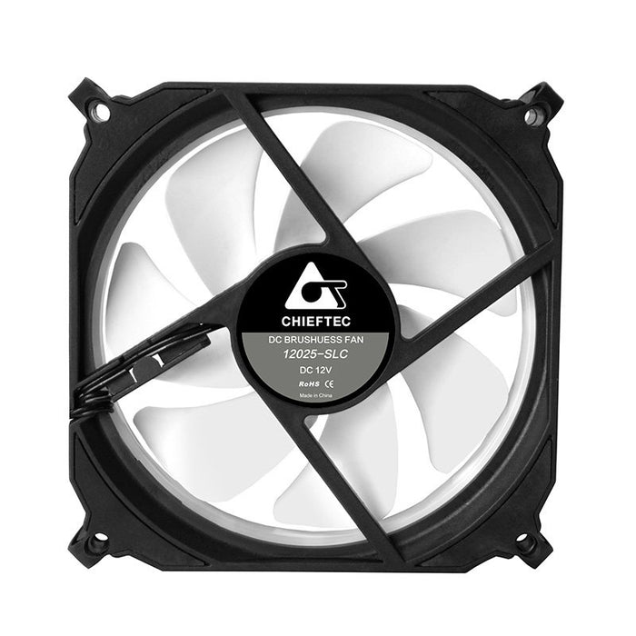 EAN 0753263075987 - Chieftec CF-1225RGB sistema de refrigeración para ordenador Carcasa del ordenador Ventilador 12 cm Negro imagen 3