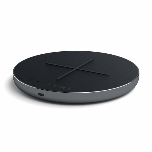 EAN 0879961007478 - Satechi ST-IWCBM cargador de dispositivo móvil Smartphone Negro, Gris USB Cargador inalámbrico Carga rápi imagen 1