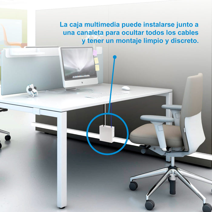 EAN 8433281008175 - Nanocable 10.35.0003 caja de tomacorriente RJ-45 imagen 7