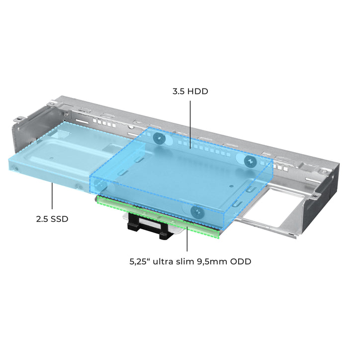 Caja Pc Chieftec Dt-10b-300 Negro 8 L Dt-10b-300