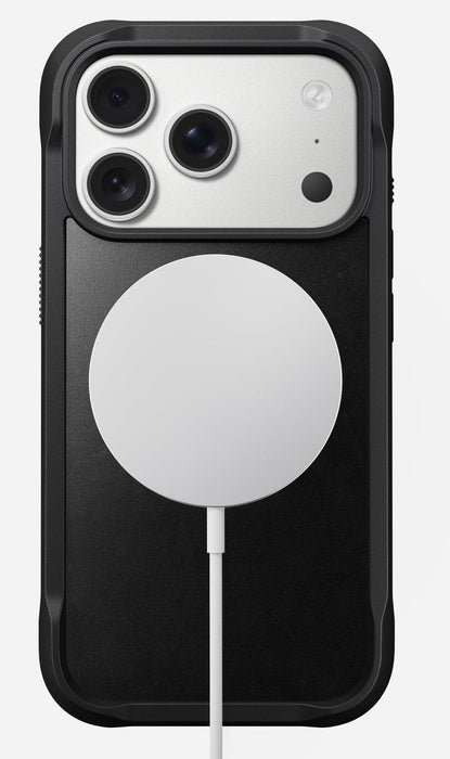 Nomad Rugged Leather Case Iphone 17 Pro Black Horween