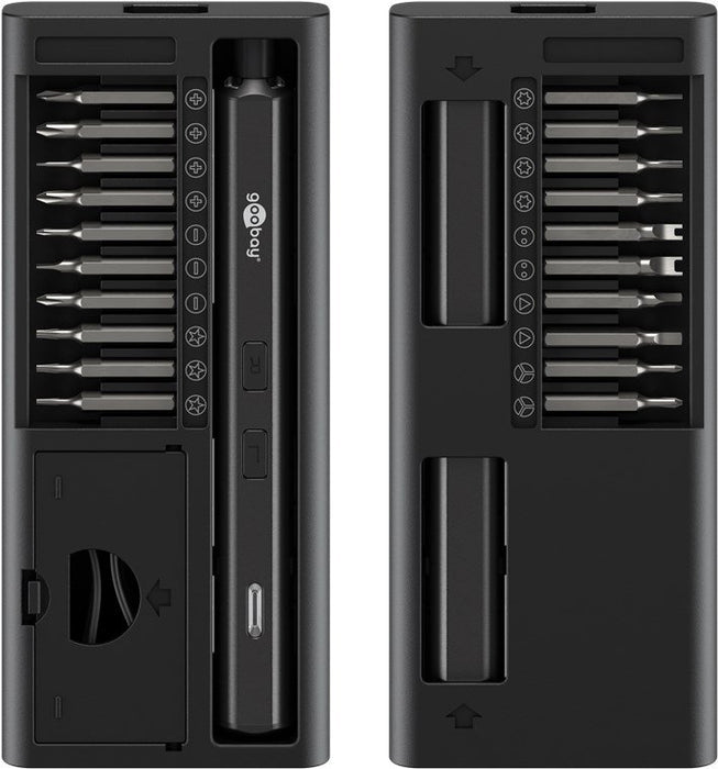 EAN 4040849778384 - Goobay 77838 destornillador eléctrico y llave de impacto Negro imagen 2