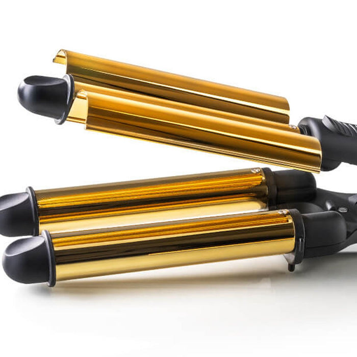 EAN 5608475023323 - Haeger HR-45B.002A Utensilio de peinado Rizador de pelo Caliente Negro, Oro 45 W 2,5 m imagen 2