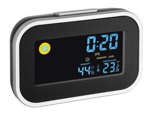 EAN 4009816025494 - TFA-Dostmann 60.2015 despertador Negro, Plata imagen 1