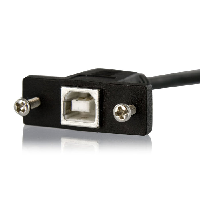 EAN 0065030835411 - StarTech.com USBPNLBFBM1 cable USB USB 2.0 0,3 m Negro imagen 2