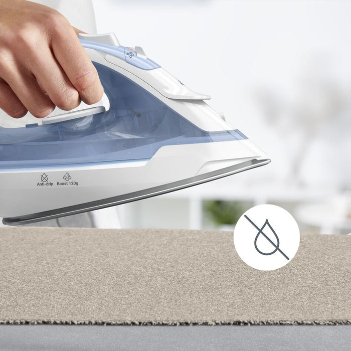 EAN 3121040092767 - Tefal Virtuo 30 FV2C41E0 plancha Plancha vapor-seco Suela de cerámica 2000 W Azul, Blanco imagen 9