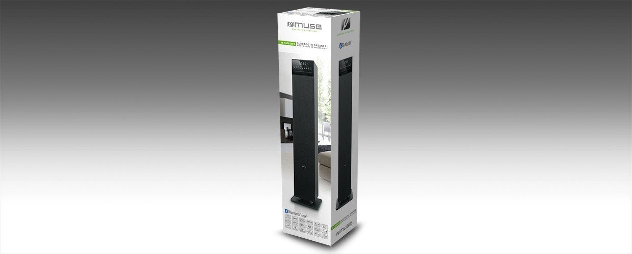 EAN 3700460203863 - Muse M-1350BTC sistema de audio para el hogar Torre de sonido 180 W Negro imagen 9