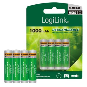 Logilink Lr03rb4 - Aaa Ni-Mh Rechargeable Batteries. Micro. 1.2v. 4pcs