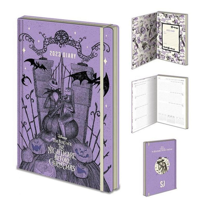 Diario Pyramid 2023 Tthe Nightmare Before Christmas Couple
