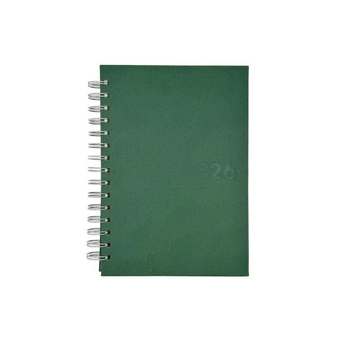 Didex Agenda Boston Espiral 21dz 14.5x21cm Verde 2026