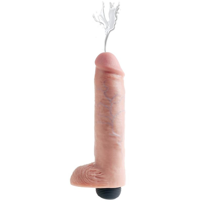 Pene Eyaculador Con Testículos 10 - Color Natural