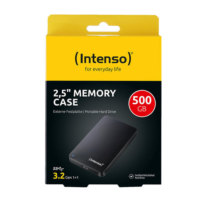 Disco Externo Hdd Intenso 2.5" Usb 3.0 500 Gb Negro