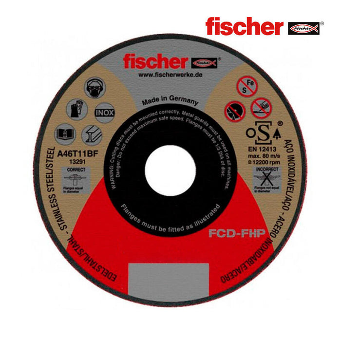 Disco Fcd-Fhp 115x1x22,23 Inox 531688 Fischer