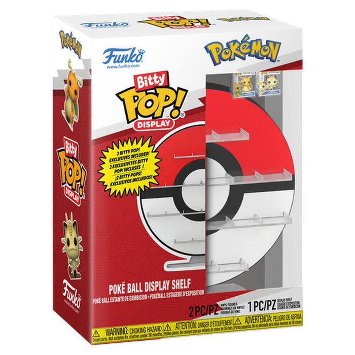Display Bitty Pop Pokemon Poke Ball