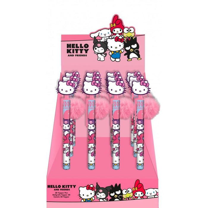 Dlugopis Z Toperem Hello Kitty Display 12 Sztuk