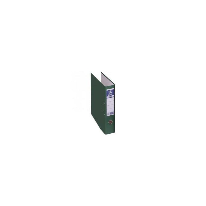 Dohe Archivador Cartón Rigido Forrado Pp Palanca Folio Lomo Ancho Rado Verde