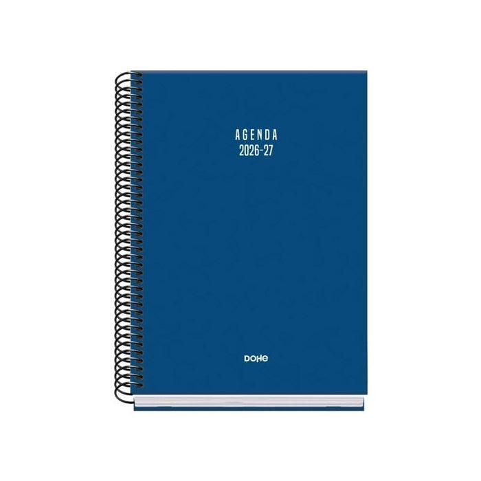 Dohe Basic Colour Vibes Agenda Escolar 26/27 - Formato A5 - Semana Vista - Papel Offset Ahuesado 70g - Cubierta De