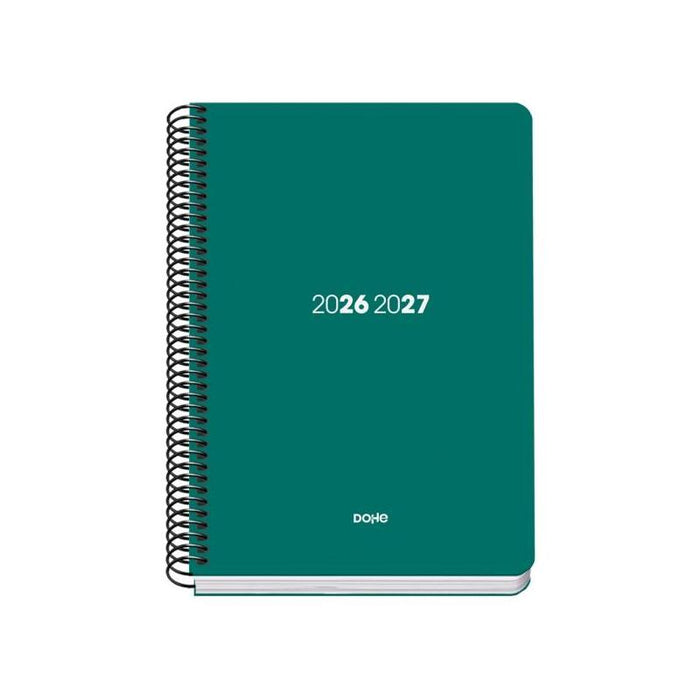 Dohe Basic Element Agenda Escolar 26/27 - Formato A5 - Semana Vista - Papel Offset Ahuesado 70g - Cubierta De Carton