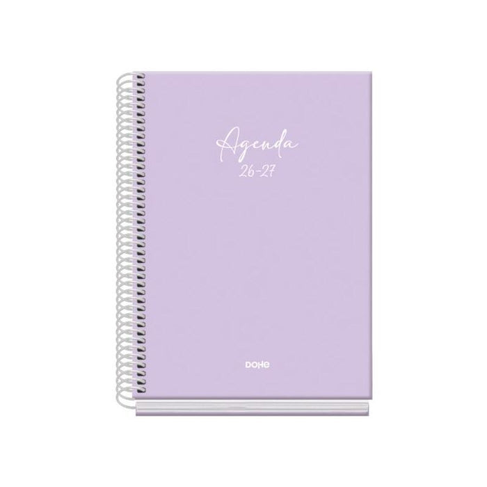 Dohe Basic Serenity Agenda Escolar 26/27 - Formato A5 - Semana Vista - Papel Offset Ahuesado 70g - Cubierta De Carton