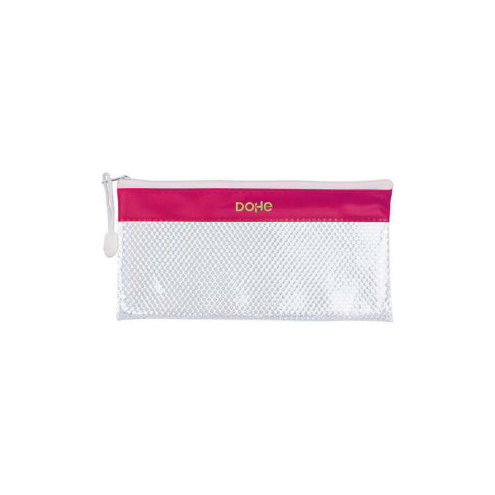 Dohe Bolsa Apaisada Tamaño 22x11cm - Fabricada En Pvc - Resistente Al Agua - Ideal Para Viajes - Cierre De Cremallera -