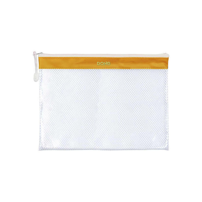 Dohe Bolsa Cremallera Pvc - 32x24cm - Ideal Para Documentos A4