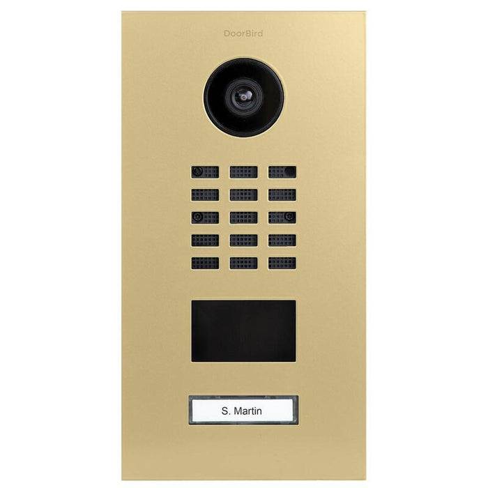Doorbird D2101v Ip Video Türstation V4a Edelstahl, Ral 1001