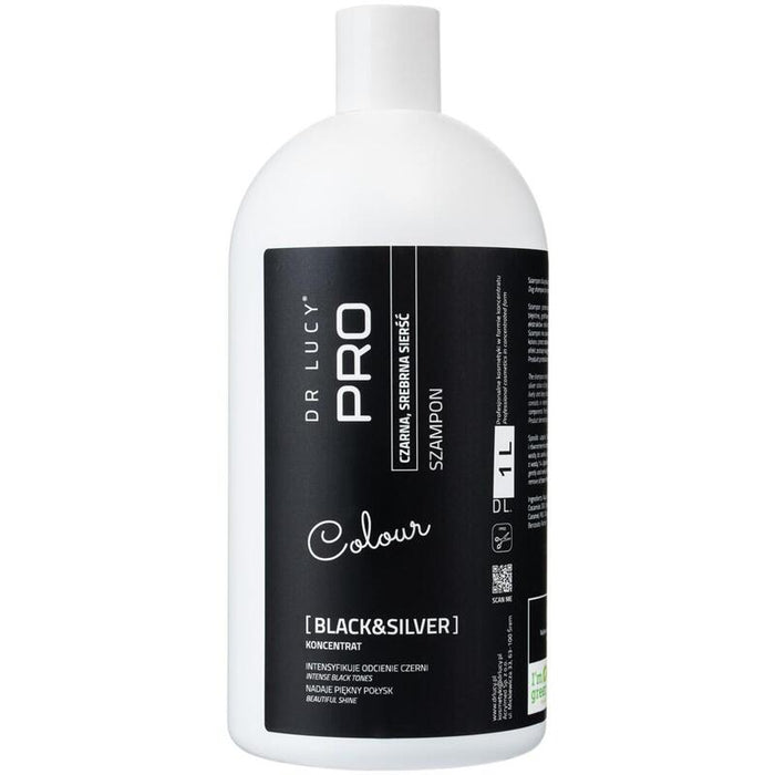 Dr Lucy Black & Silver - Champú Para Pelaje Oscuro Para Perros - 1l