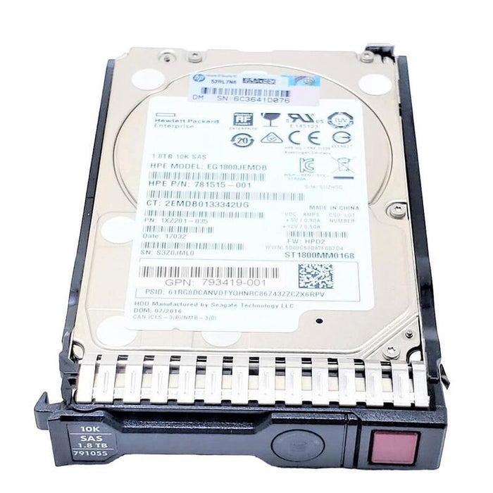 Drv Hd Msa 1.8tb 12g 10k 2.5 Shipping New Sealed Spares