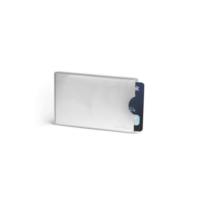 Durable Funda Para Tarjetas De Crédito Rfid Secure 10 Unidades Plateado