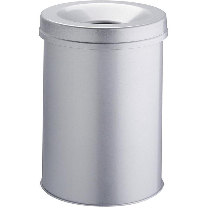 Durable Papelera Safe Redondo 30 Liter Gris
