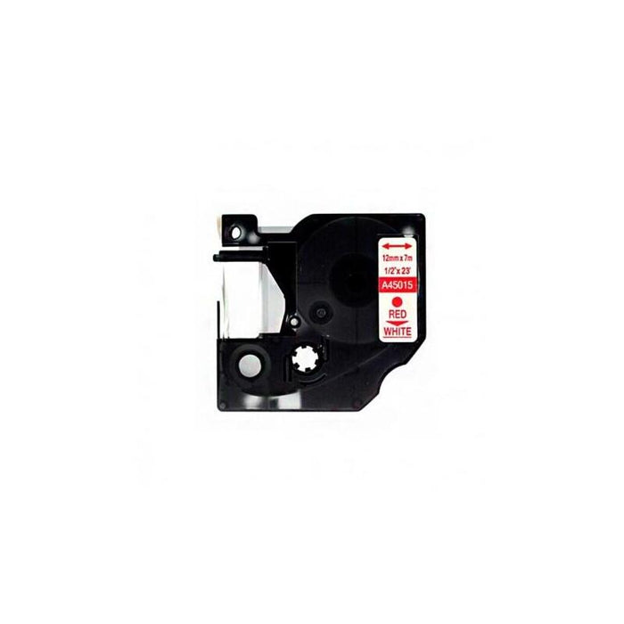 Dymo D1 45015 Rojo/Blanco Cinta Rotuladora Generica S0720550