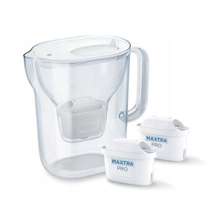 Dzbanek Filtrujacy Brita Style Essential+2 Wklady Maxtrapro Pp (2,4l Bialy)