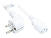 EAN 4014619168156 - Alcasa P0130-W025 cable de transmisión Blanco 2,5 m CEE7/7 IEC C13 imagen 1