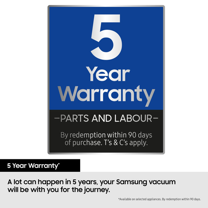 EAN 8806095112206 - Samsung VS15A60AGR5 aspiradora de pie y escoba eléctrica Aspiradora escoba 2 en 1 Batería Secar HEPA Sin  imagen 3