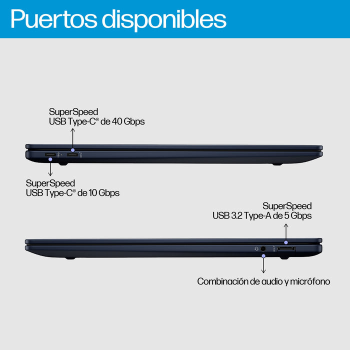 EAN 0198990176680 - HP EliteBook Ultra G1q Copilot+ PC Qualcomm Snapdragon X1E-78-100 Portátil 35,6 cm (14") Pantalla táctil  imagen 4