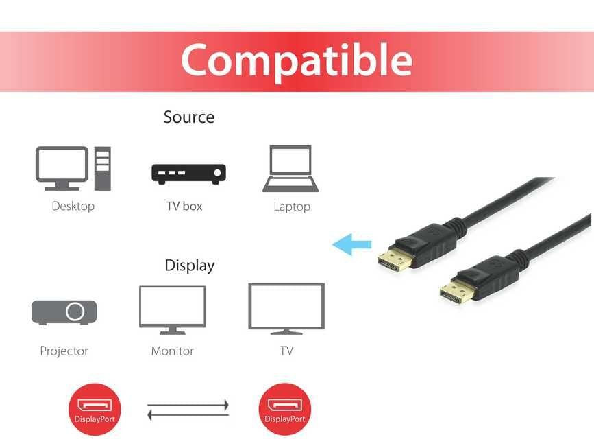 EAN 4015867223864 - Equip 119253 cable DisplayPort 3 m Negro imagen 4